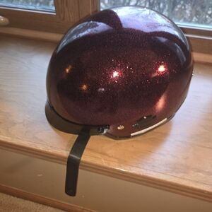 Sparkling Burgundy Helmet